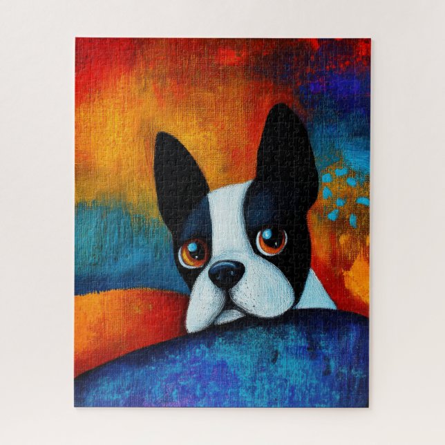 Dog Portrait Art Puzzle (Vertikal)