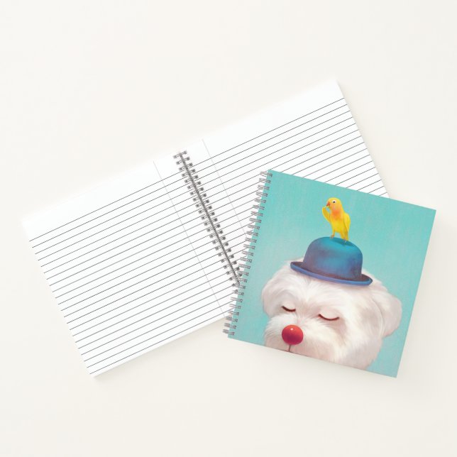 Dog-Portrait Notizbuch (Innenseite)