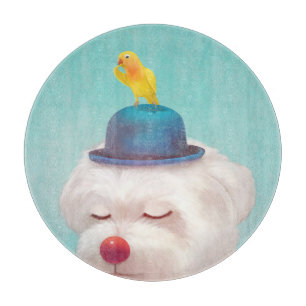 Dog-Portrait Schneidebrett