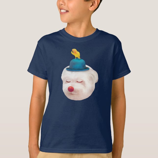 Dog-Portrait T-Shirt (Vorderseite)