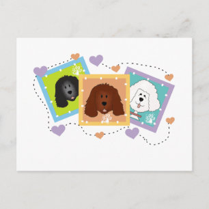 Dog Portraits Tshirts und Geschenke Postkarte