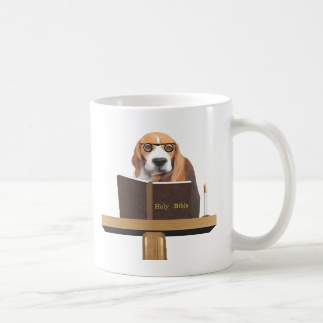 Dog Preacher Kaffeetasse (Rechts)