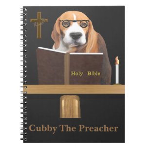 Dog Preacher Notizblock