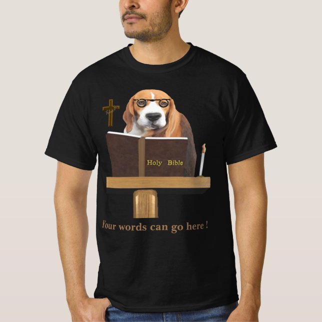 Dog Preacher T-Shirt (Vorderseite)