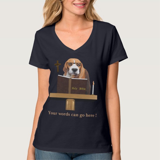 Dog Preacher T-Shirt (Vorderseite)