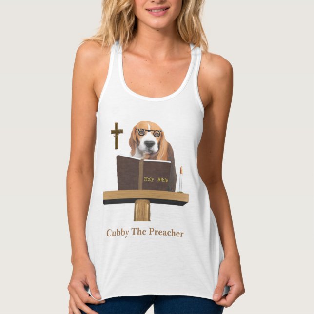 Dog Preacher Tank Top (Vorderseite)