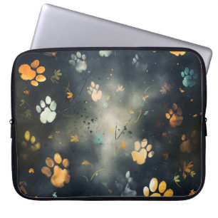 Dog Print, Grunge Laptopschutzhülle