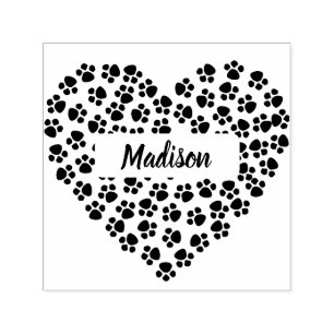 Dog Print Personalisiert Permastempel