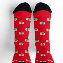 Dog Printed Socks - Custom Foto Gift