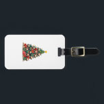 Dog Pugs Christmas Tree Cute Xmas (2) Gepäckanhänger<br><div class="desc">Dog Pugs Christmas Tree Cute Xmas (2)</div>