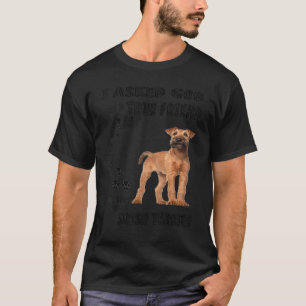 Dog Quote Mama Vater Print Niedlich Irish Red T T-Shirt