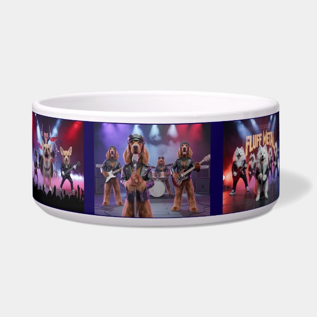 Dog Rock Star Bowl Napf (Vorderseite)