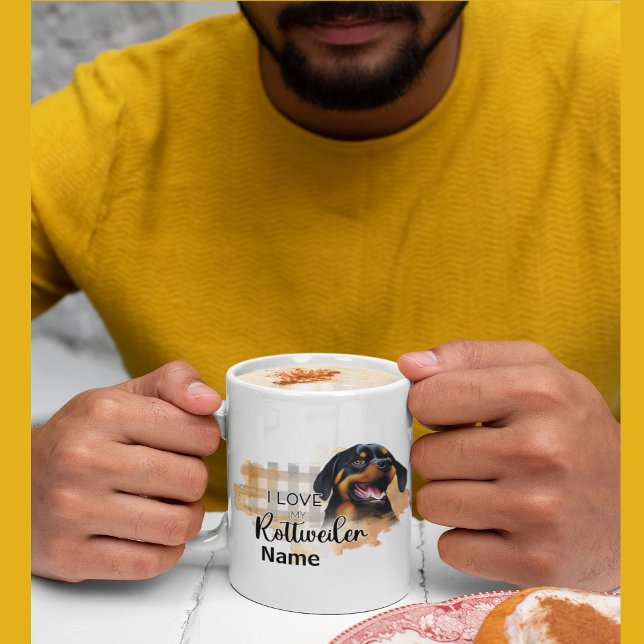 Dog Rottweiler Pet Tasse, Cup Kaffeetasse (Von Creator hochgeladen)