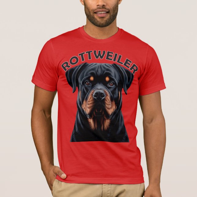 Dog Rottweiler T-Shirt (Vorderseite)