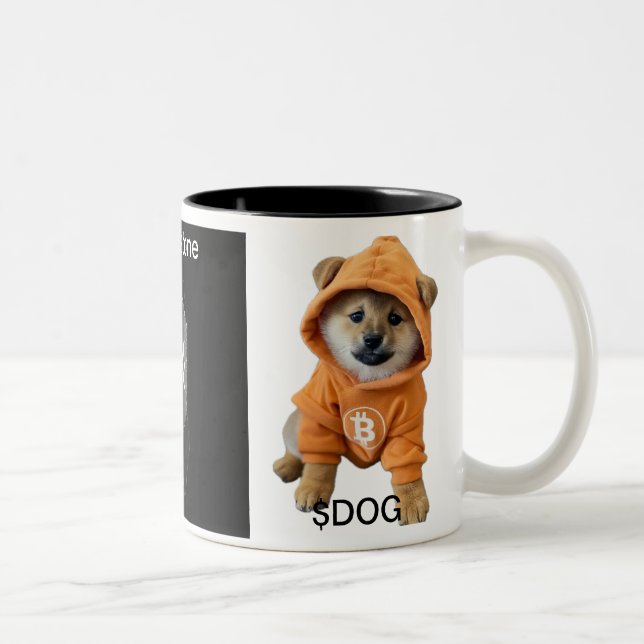 DOG / Runestone-Tasse Zweifarbige Tasse (Rechts)