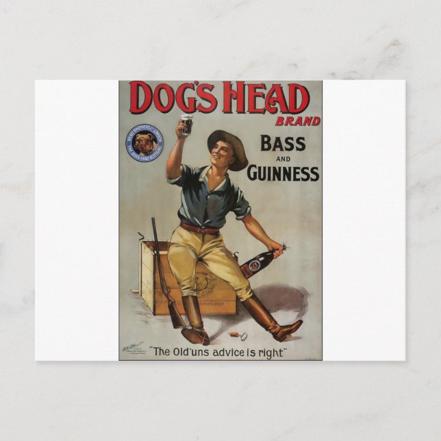 Dog’s Head Brand Postkarte (Vorderseite)