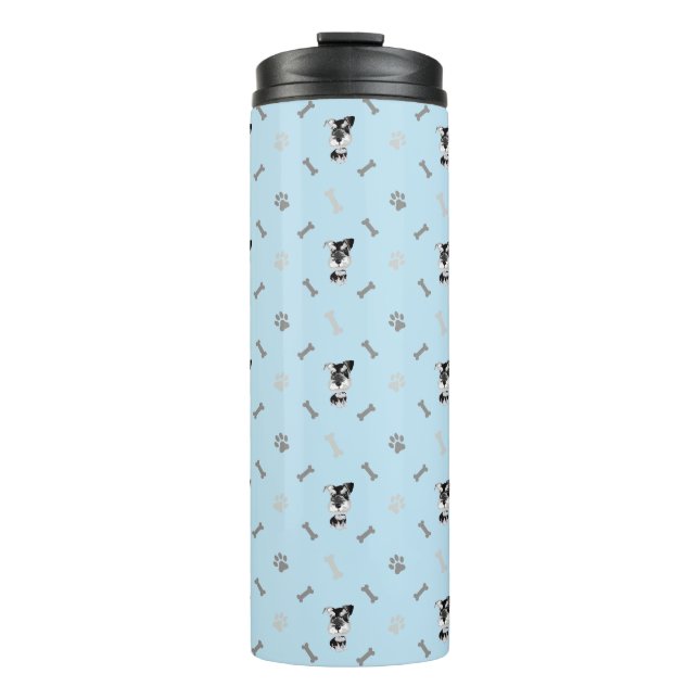 Dog Schnauzer Thermosbecher (Vorderseite)