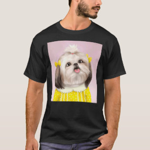 Dog Shih Tzu Digital D9 T-Shirt