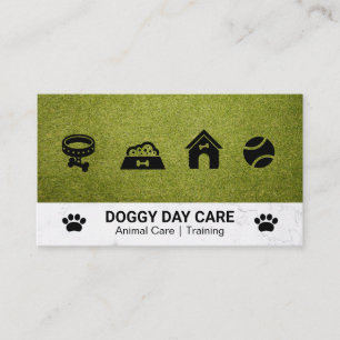 Dog Sitter Tierdienste Ausbilder Visitenkarte