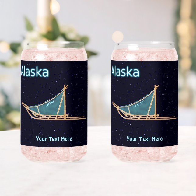 Dog Sled - Alaska Dosenglas (Insitu (Hochzeit))