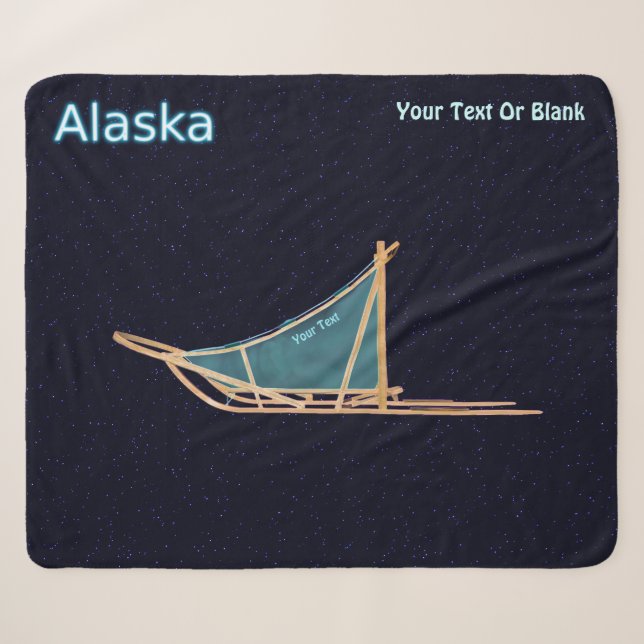 Dog Sled - Alaska Sherpadecke (Vorderseite (Horizontal))