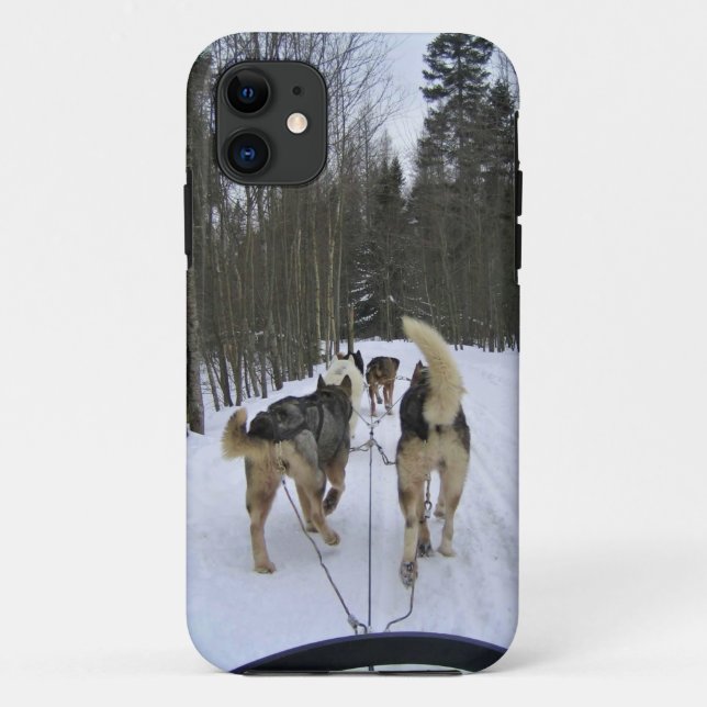 Dog Sledding in Quebec, Kanada Case-Mate iPhone Hülle (Rückseite)