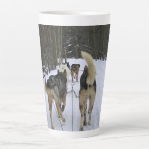 Dog Sledding in Quebec, Kanada Milchtasse