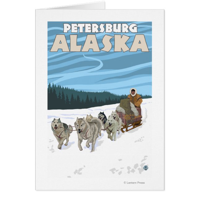 Dog Sledding Scene - Petersburg, Alaska (Vorne)