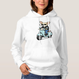 Dog Smoking Cigarette Funny Chihuahua Meme Hoodie