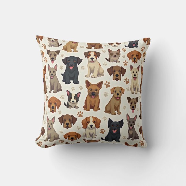 Dog-Sofa-Kissen Kissen (Vorderseite)