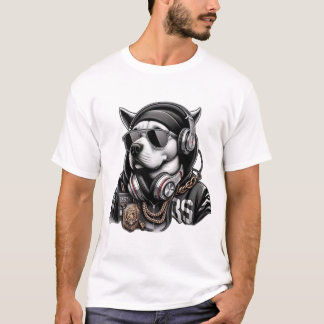 Dog Style Music  T-Shirt