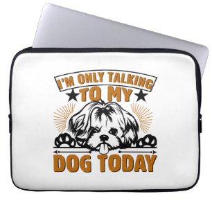 Dog-T - Shirt-Design Laptopschutzhülle