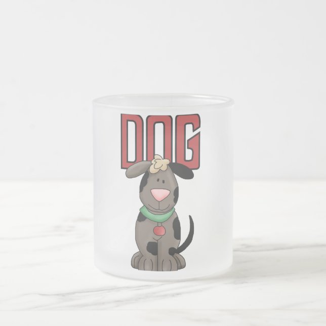 Dog T-shirts and Gifts Mattglastasse (Mittel)