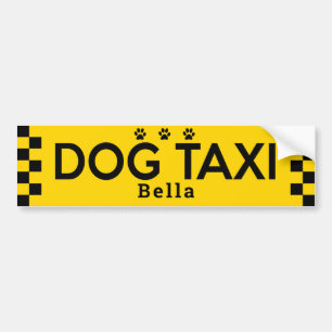 Dog Taxi an Personalisierung Taxi für spaßige Hund Autoaufkleber