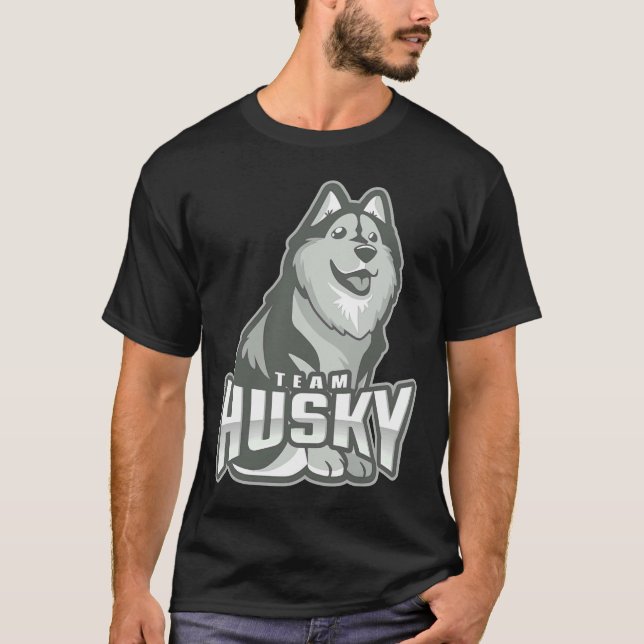 Dog Team Husky T-Shirt (Vorderseite)