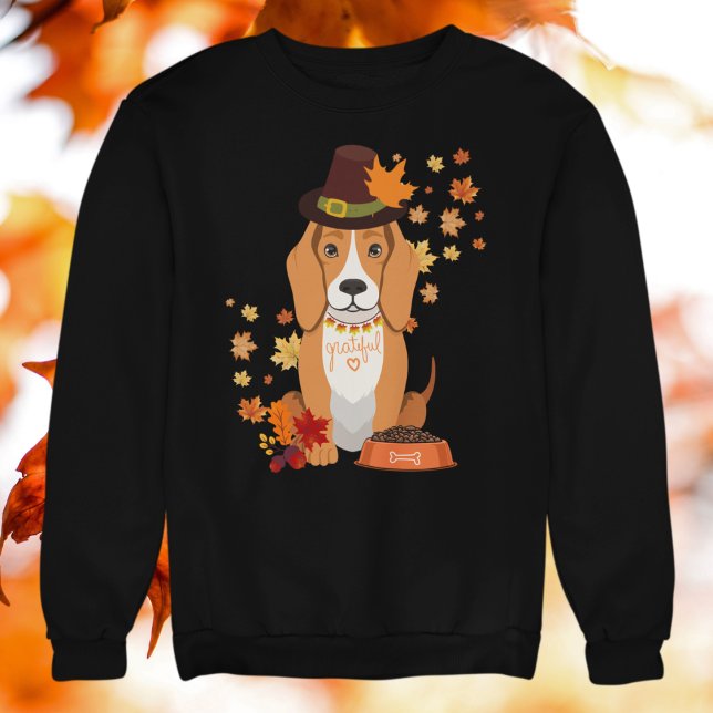 Dog Themed Erntedank Sweatshirt (Dog Themed Thanksgiving Sweatshirt)
