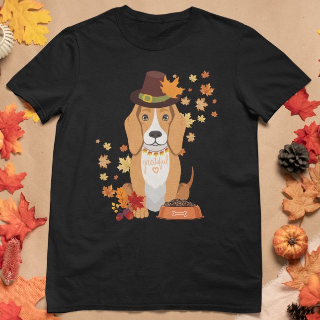 Dog Themed Erntedank T-Shirt (Thanksgiving Dog Themed T-Shirt)