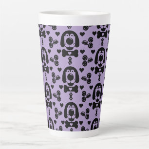 Dog Themed Gemustert Milchtasse
