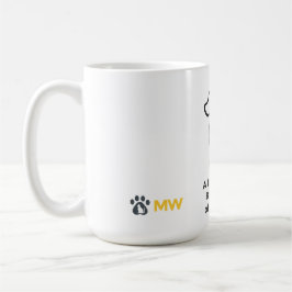 Dog Therapy Mug – Minimalist Pet Line Art Coffrt P
