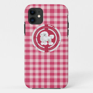 DOG TOY POODLE (PINK) iPhone 11 HÜLLE