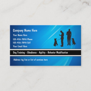 Dog Trainer Business Cards Visitenkarte