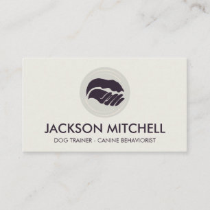 Dog Trainer - Canine Behaviorist Business Card Visitenkarte