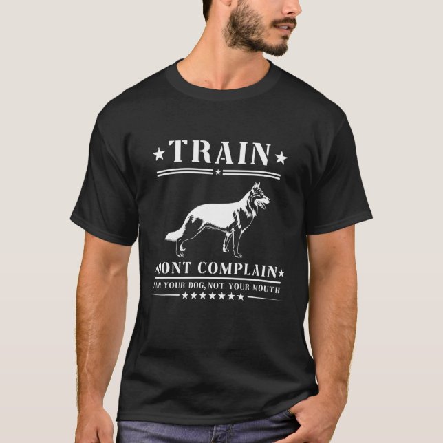 Dog Trainer Inspiriert Dog Training Verwandter Bed T-Shirt (Vorderseite)