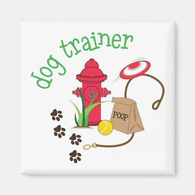 Dog Trainer Magnet (Vorne)
