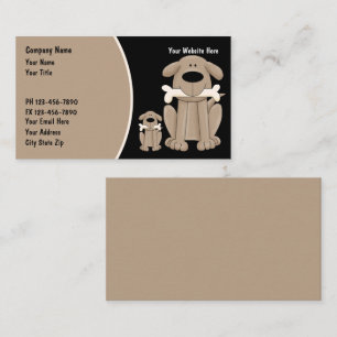 Dog Training Business Cards Visitenkarte