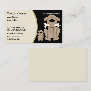 Dog Training Business Cards Visitenkarte
