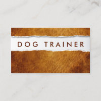 Dog Training Pet Sitter Creative Ripped Paper