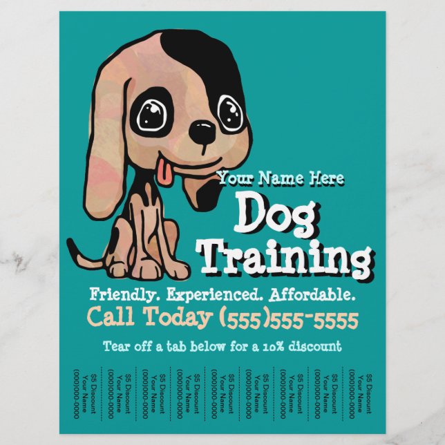 Dog Training.Puppy.Promoter-Flyer Flyer (Vorne)