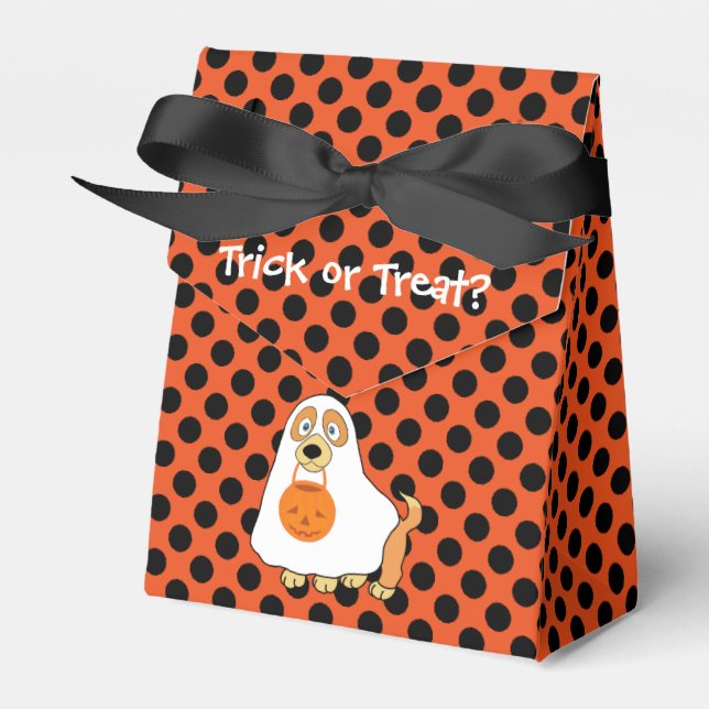 Dog Trick oder Treat Zelt Gevor Box Geschenkschachtel (Vorderseite)