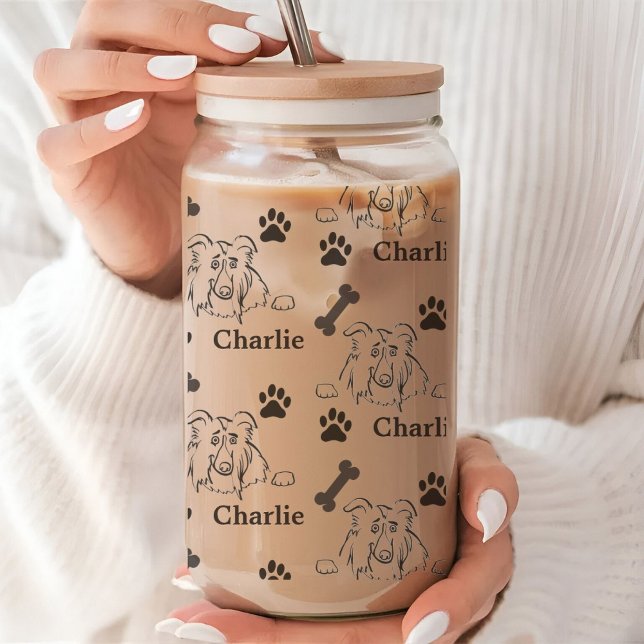 Dog tumbler with Name paws  gifts for dog lovers (Créateur téléchargé)